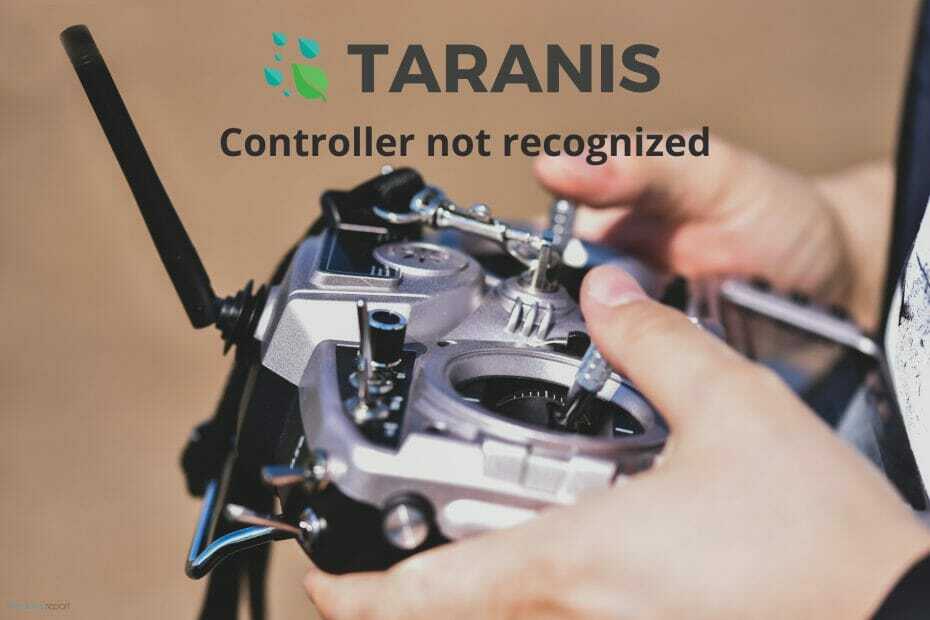 Исправлено: контроллер Taranis не распознается в Windows 10.