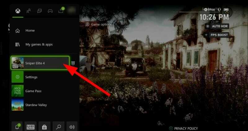 Xbox Wählen Sie ein FPS-Boost-Spiel aus