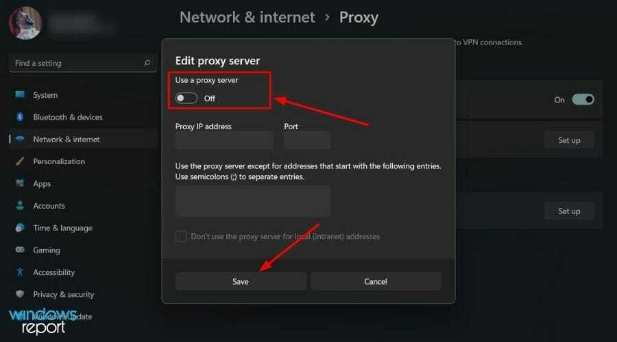 Verwenden Sie einen Proxy-Server aus