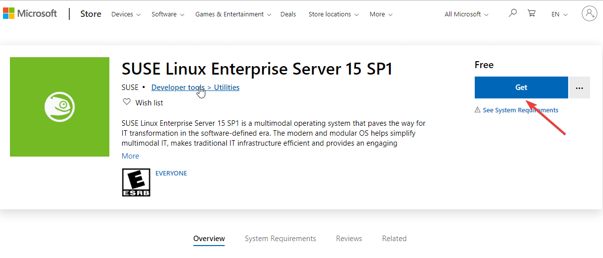 ดาวน์โหลด SUSE Linux Enterprise Server 15 SP1