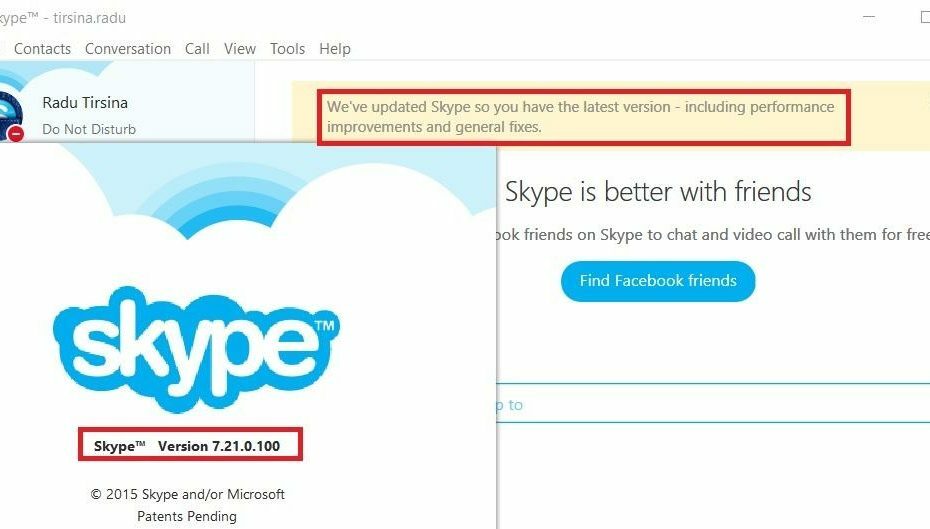 Skype는 버그 수정을 통해 Windows 사용자 용 데스크톱 클라이언트를 업데이트합니다.