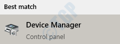 1 Start Menu Search Device Manager