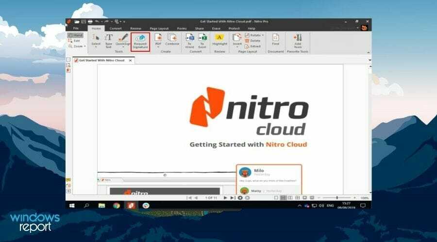 Nitro, el mejor lector de PDF para Windows 11