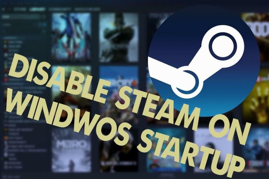 Jak zatrzymać otwieranie Steam przy starcie w ciągu 1 minuty?