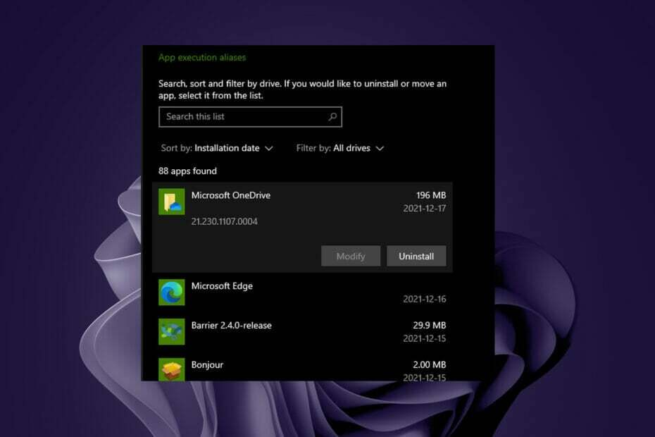 Изглежда, че не можете да деинсталирате OneDrive в Windows 11
