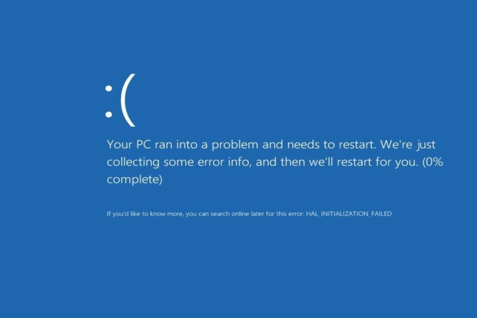 erreur interne du code d'arrêt de Windows