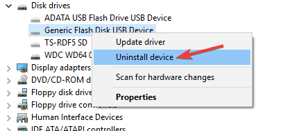 თქვენი USB დაცულია ჩაწერისგან