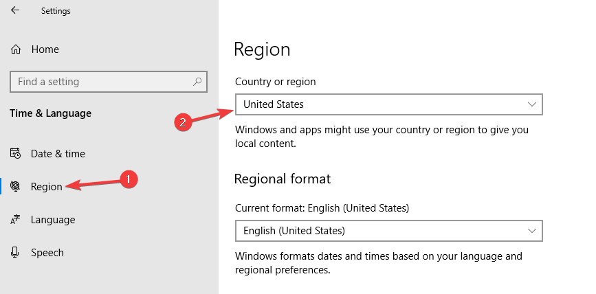 paese o regione 0x803f7003 Errore di download di Minecraft in Windows Store