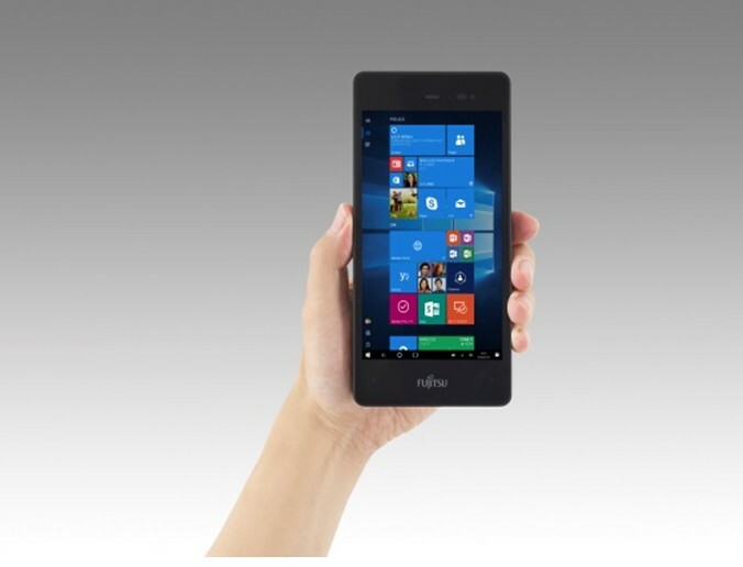 Tablette Fujitsu 6 pouces et ordinateur portable ultraléger sous Windows 10