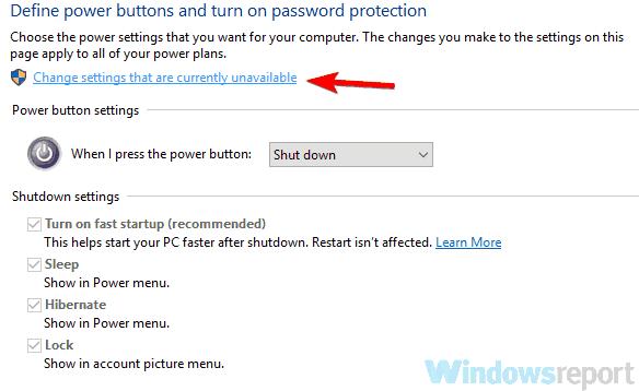 Počítač nevypne Windows 10