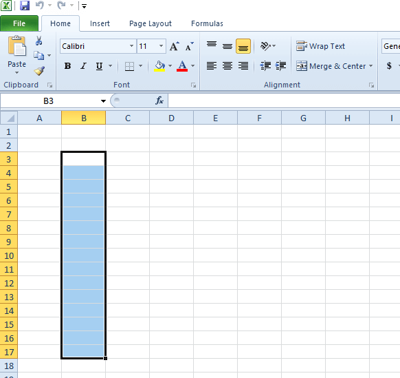 Вибір діапазону комірок зупиняє Excel від зміни чисел до дат