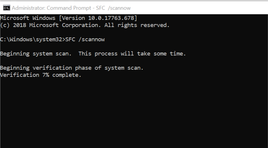 Windows 10 리소스 보호에서 발견 된 무결성 위반 오류 수정