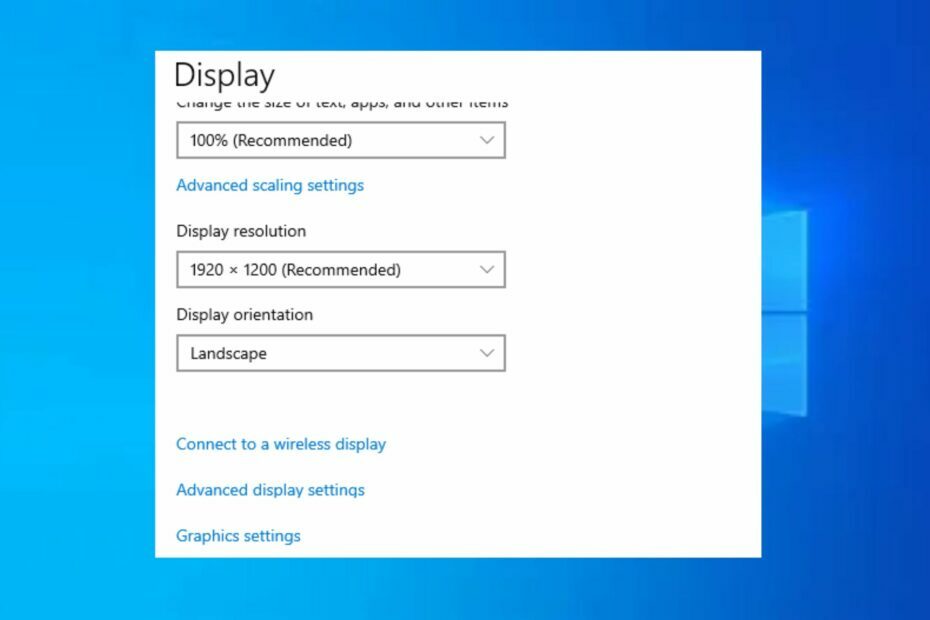 Windows 10 keine erweiterten Anzeigeeinstellungen