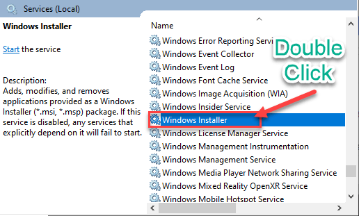 Εγκαταστάτη Windows Installer Dc