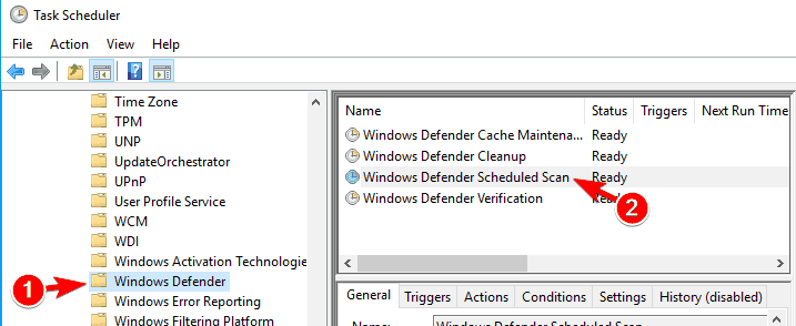 Windows Defender načrtovano skeniranje Msmpeng.exe počasen zagon