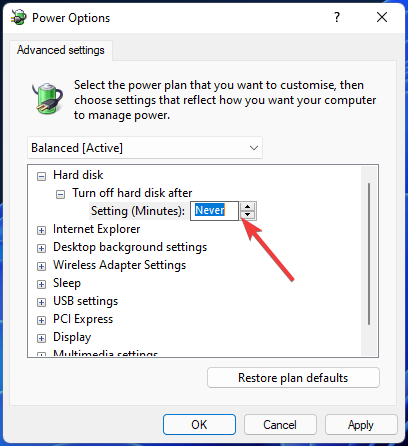 ID d'événement d'option de disque dur 41 Windows 11
