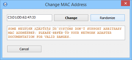 برنامج NoVirusThanks-MAC-Address-Changer