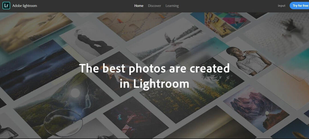 „Adobe Lightroom“ produktas