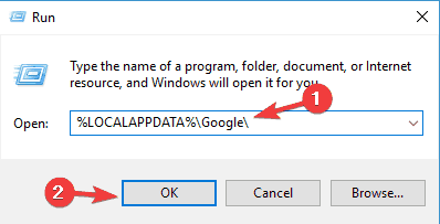 Chrome-configuratie werkt niet