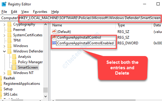 „Windows 10“ nustatymuose pasirinkite „Kur gauti programas“ skyrius yra pilkas