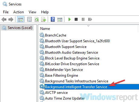 サービスが実行されていないため、WindowsUpdateは現在更新プログラムを確認できません
