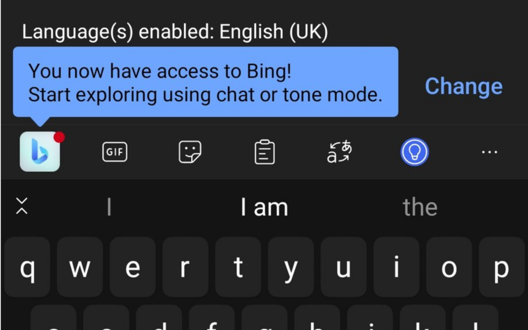 Swiftkey primește Bing AI și iată ce puteți face cu el