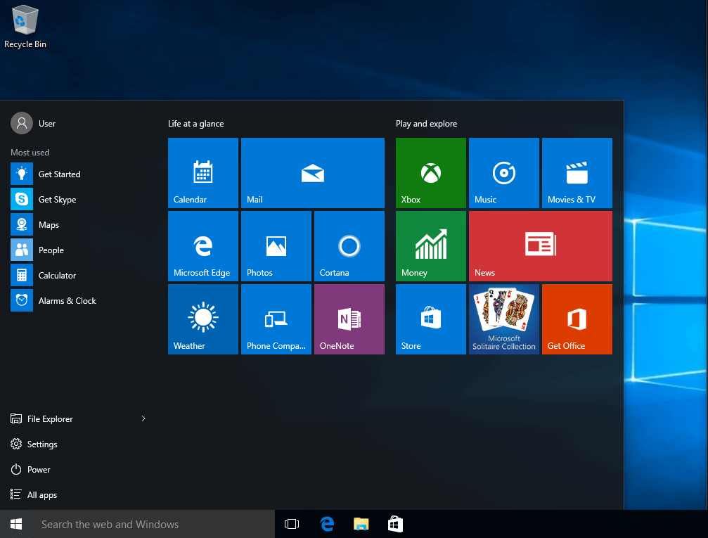 Windows_10_start-menüsü