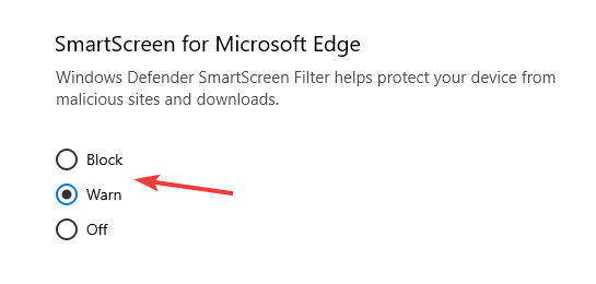 smartscreen для Microsoft Edge 