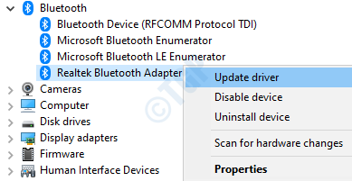 12 Актуализирайте драйвера за Bluetooth