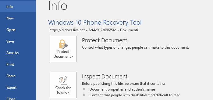 salaa tiedostot Windows 10 1