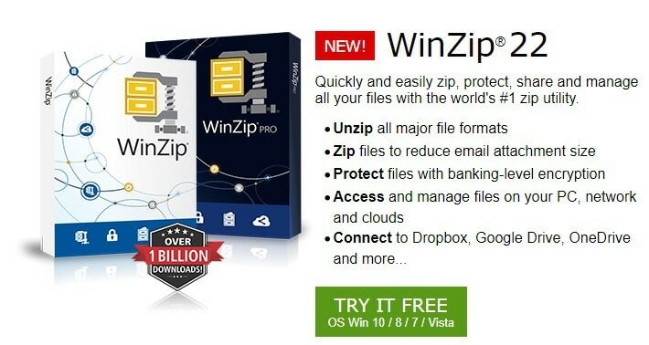 osta WinZip 22