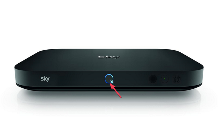 Stanbdby-knop - Stand-by-knop - foutcode MR106 op Sky Q Mini