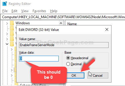 Редагувати Dword (32 біт) Вікно даних значення Значення даних 0 Ok