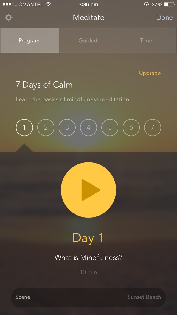 App_Calm לאייפון בחינם