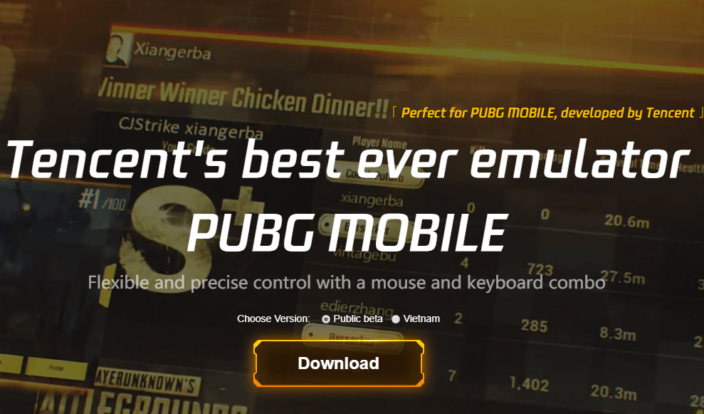 Tencent Gaming Buddy PUBG mobil emulátor
