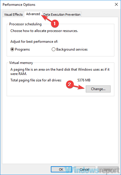 virtuaalmälu muutmine Windows 10 aeglane