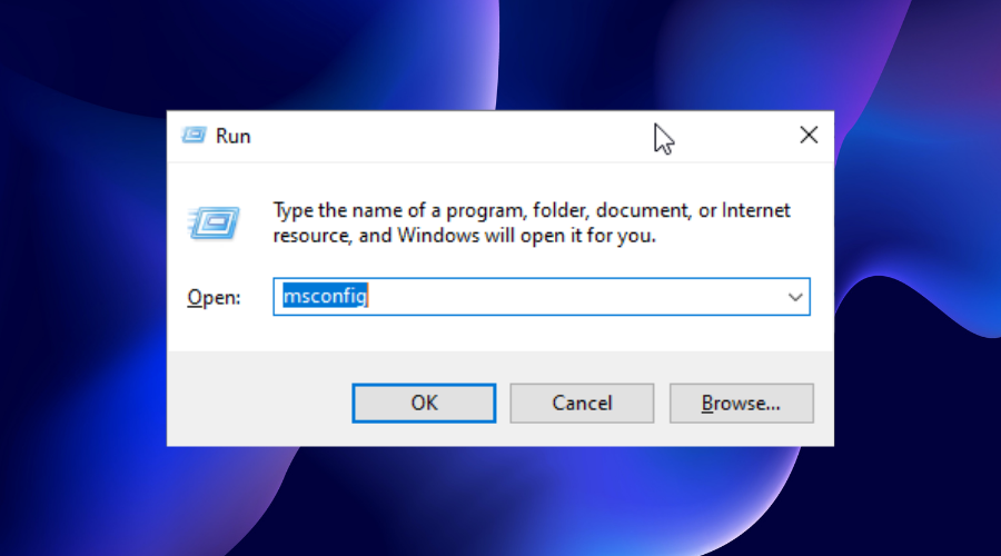 msconfig Windows 11-bruddpunkt er nådd