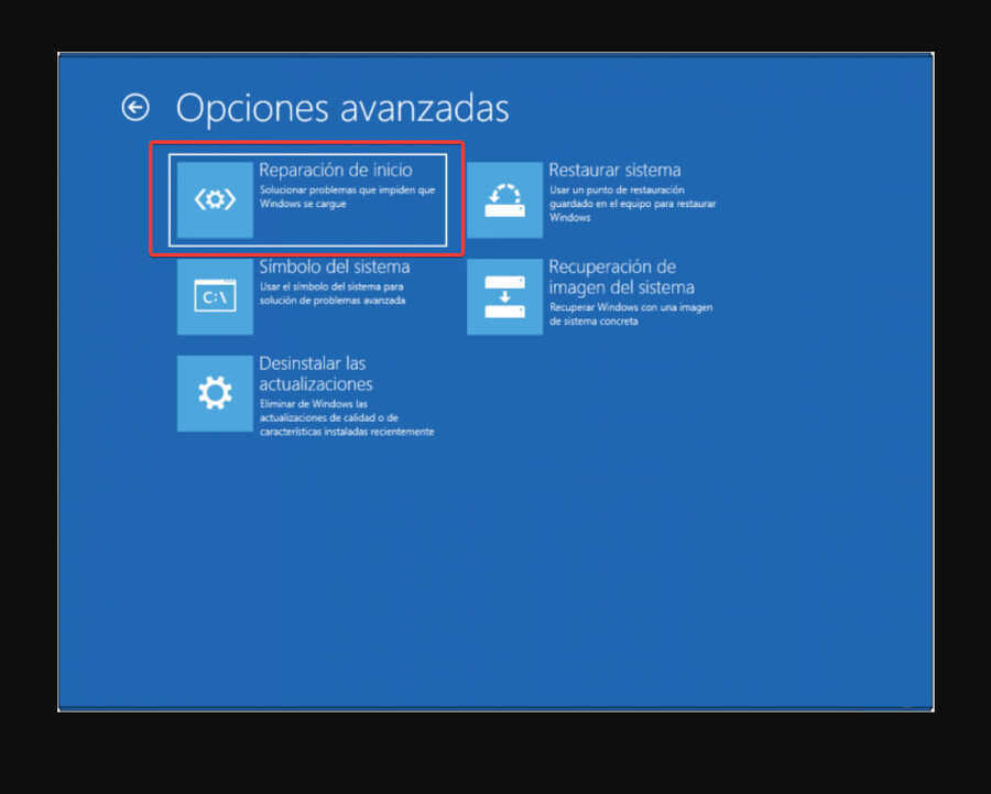 Αρχική επισκευή των Windows