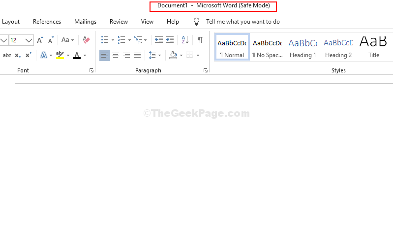 Siguran način rada Microsoft Word