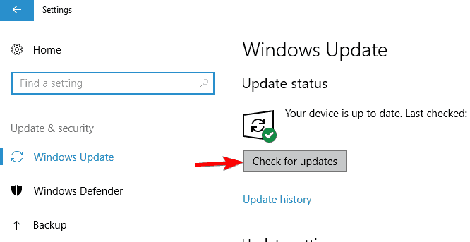 La configuración inicia Windows 10