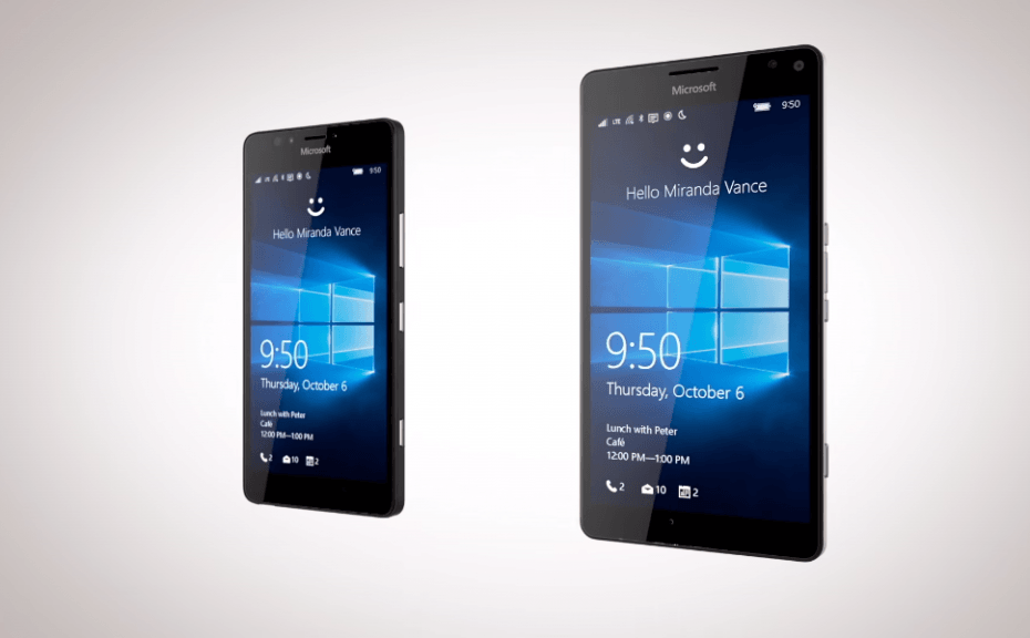 עדכון הקושחה Lumia 950 ו- 950 XL זמין