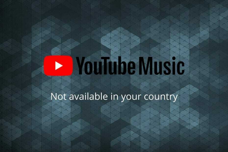 [Løst] YouTube Music er ikke tilgængelig i dit land