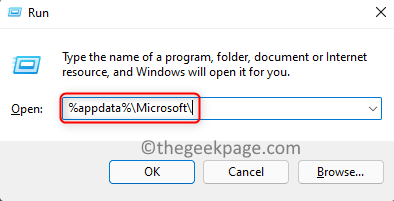 Führen Sie Appdata Microsoft Min