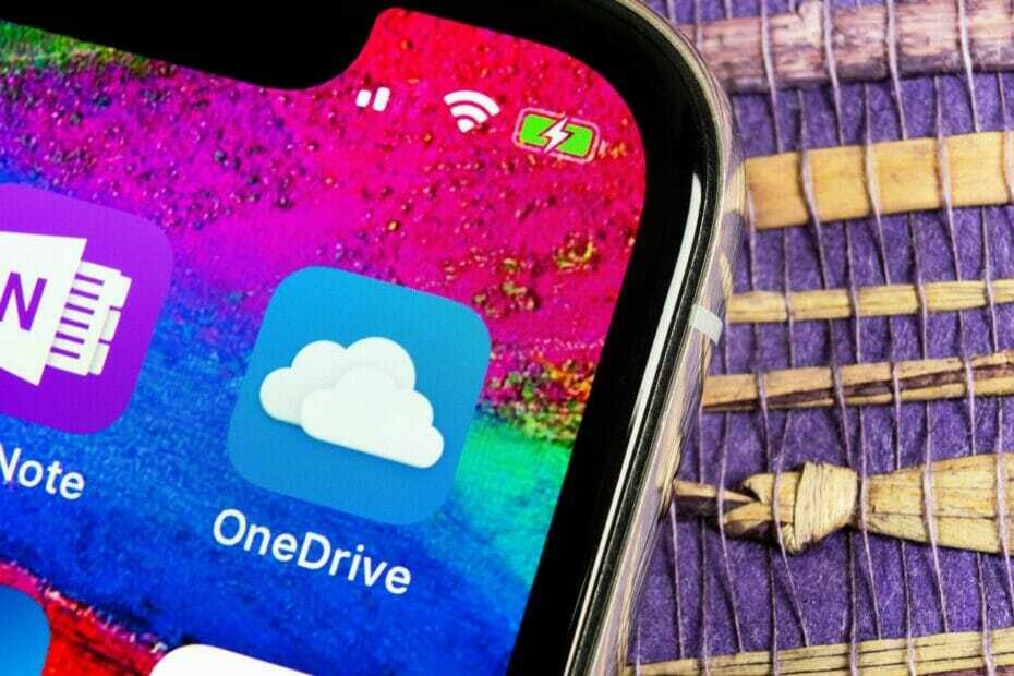 OneDrive-filer synkroniseres ikke på iPad
