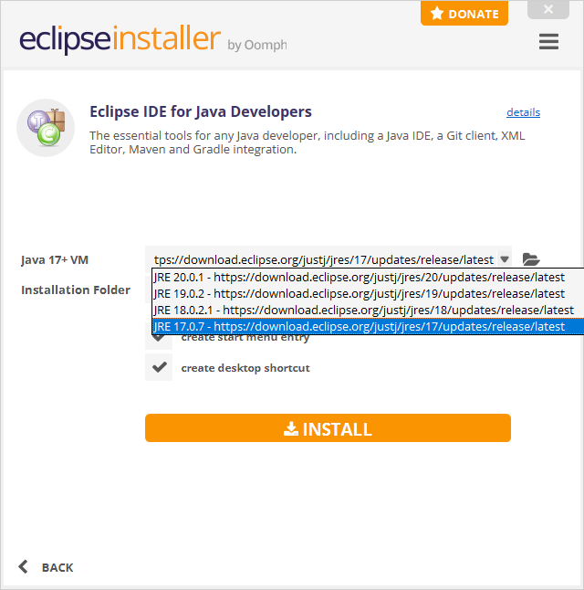 インストール-Eclipse-Windows