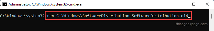 Preimenuj distribucije programske opreme Min