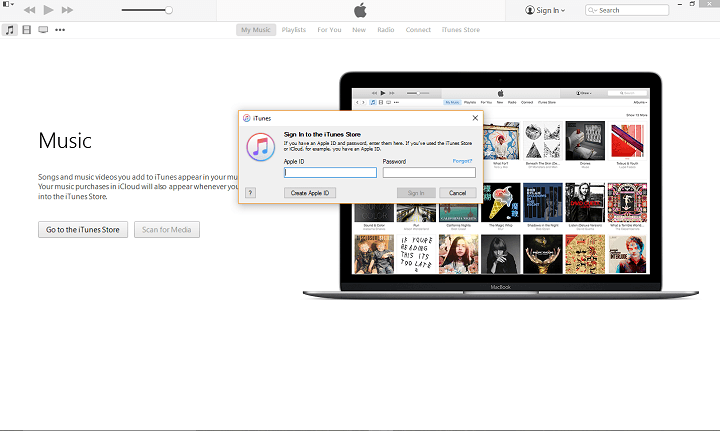 iTunes Windows 10