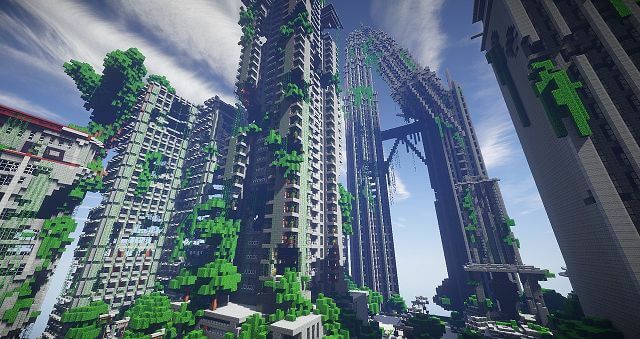 Minecraft Wolkenkratzer Größe ändern - unsichtbarer Blockfehler minecraft