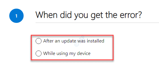 „Microsoft Bsod“ klaidų trikčių šalinimo įrankis, kai gavote klaidą atsakydami į klausimus