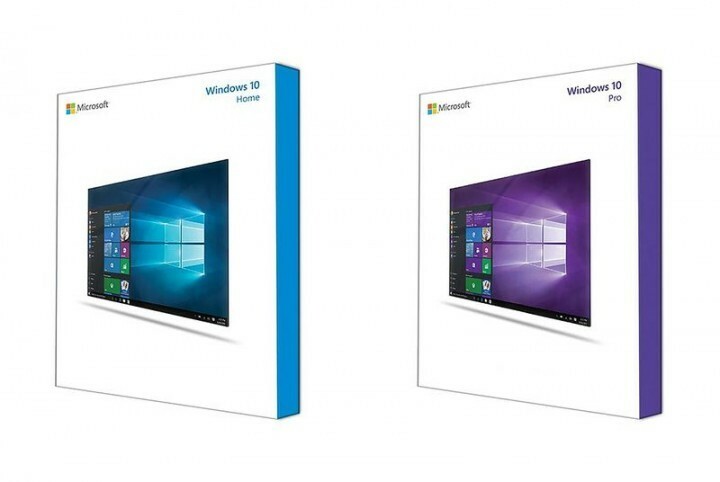 Microsoft, Windows 10 Home 및 Pro Edition 용 소매 패키지 공개